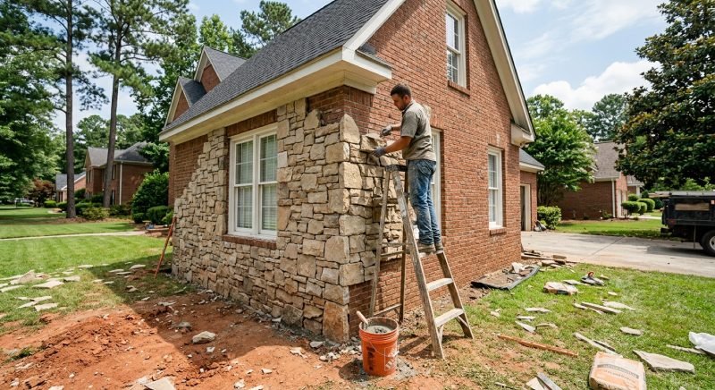 Masonry & Stonework project in Stockbridge